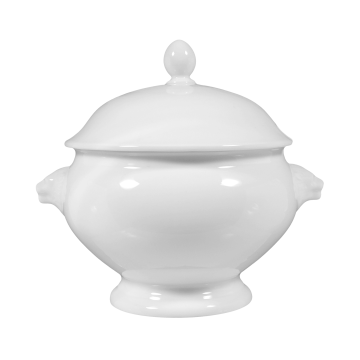 Löwenkopfterrine mit Deckel 2,10 l Lukullus uni 6