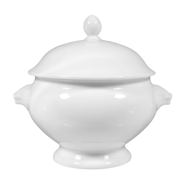 Löwenkopfterrine mit Deckel 3,00 l Lukullus uni 6