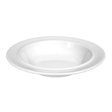 Teller tief 23 cm Vitalis dunkelrotes Band 34929