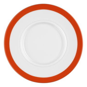 Untere zur Suppentasse 17,5 cm Vitalis rotes Band 34116