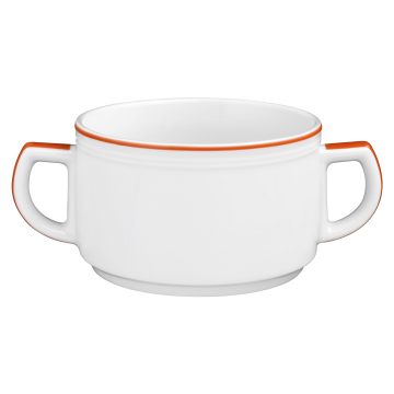 Obere zur Suppentasse 0,35 l Vitalis rotes Band 34116