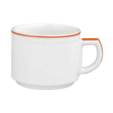 Obertasse 1  0,18 l Vitalis rotes Band 34116