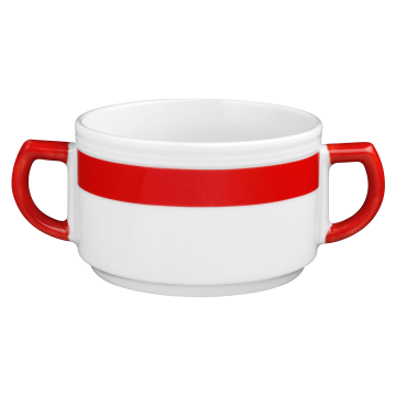 Obere zur Suppentasse 0,35 l Vitalis rotes Band 34193