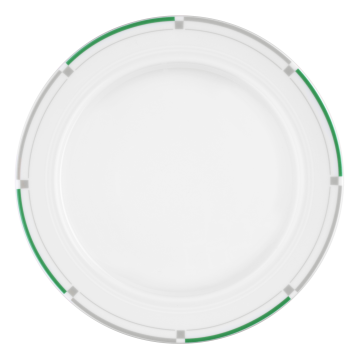 Teller flach 20 cm Vitalis grün-grau 34281