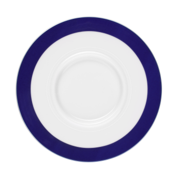 Untertasse 1  15,5 cm Vitalis blaues Band 34708