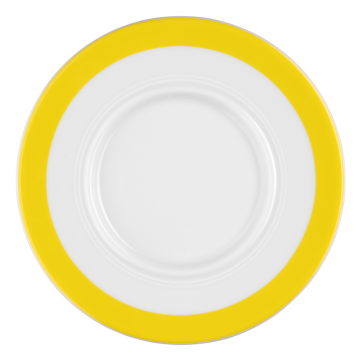 Untere zur Suppentasse 17,5 cm Vitalis gelbes Band 34928