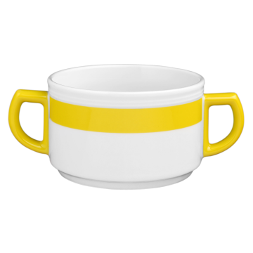 Obere zur Suppentasse 0,35 l Vitalis gelbes Band 34928