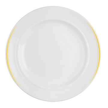 Teller flach 20 cm Vitalis gelbe Lanzen 57082