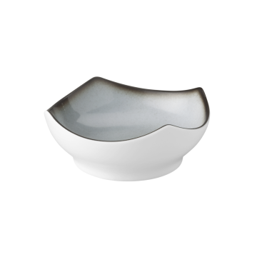 Dipschälchen eckig 11 cm Savoy grau 57124