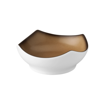 Dipschälchen eckig 11 cm Savoy caramel 57125