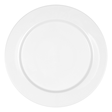 Teller flach rund 30 cm Mandarin uni 6