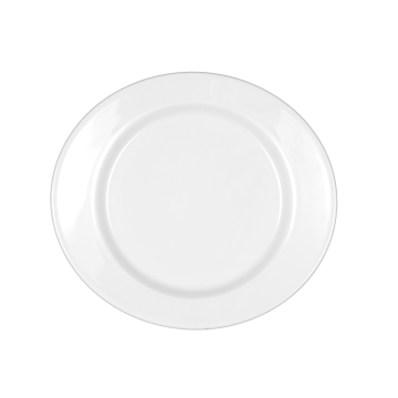 Teller flach oval 18 cm Mandarin uni 6