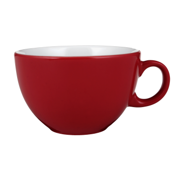 Milchkaffeeobertasse 1164  0,37 l V I P. Rot 10324