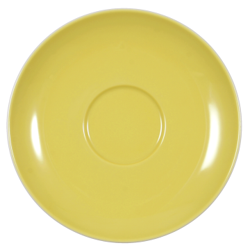 Milchkaffeeuntertasse 1164  16 cm V I P. Gelb 10326