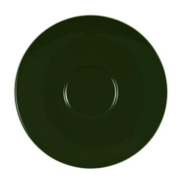 Milchkaffeeuntertasse 1164  16 cm V I P. Grün 10327