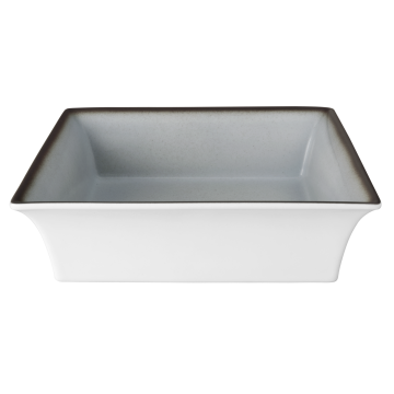 Bowl 5160  25x25x7 cm Buffet-Gourmet grau 57124