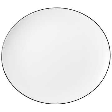 Platzteller oval 5235  34 cm Modern Life Black Line 10826