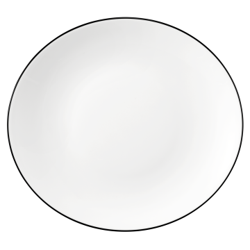 Speiseteller oval 5192  29 cm Modern Life Black Line 10826