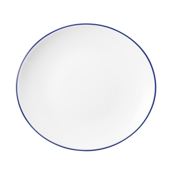 Frühstücksteller oval 5234  21 cm Modern Life Blue Line 10873
