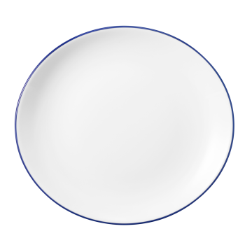 Speiseteller oval 5193  27 cm Modern Life Blue Line 10873