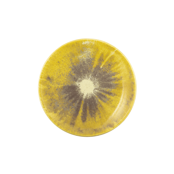 Brotteller rund 5196  15,5 cm Modern Life Batik Kurkuma 58268