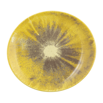 Speiseteller oval 5192  29 cm Modern Life Batik Kurkuma 58268