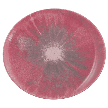 Platzteller oval 5235  34 cm Modern Life Batik Hibiskus 58269