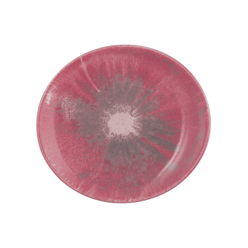 Speiseteller oval 5195  25 cm Modern Life Batik Hibiskus 58269