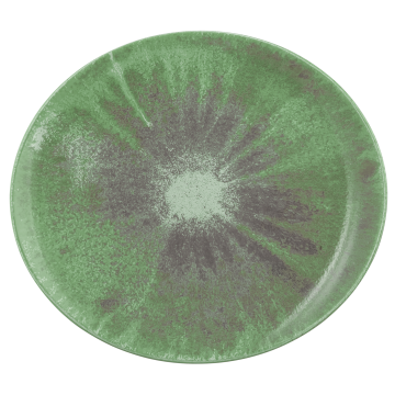 Platzteller oval 5235  34 cm Modern Life Batik Matcha 58270