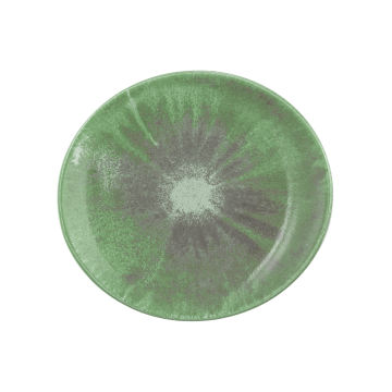 Speiseteller oval 5195  25 cm Modern Life Batik Matcha 58270