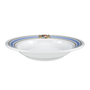 Teller tief 23 cm Fahne 1/2 Dick Bayern 27110