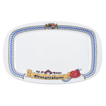 Platte oval 33 cm 1/2 Dick Bayern 27110