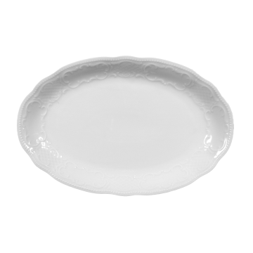 Platte oval 28 cm Salzburg uni 3