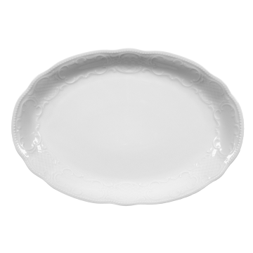 Platte oval 35 cm Salzburg uni 3
