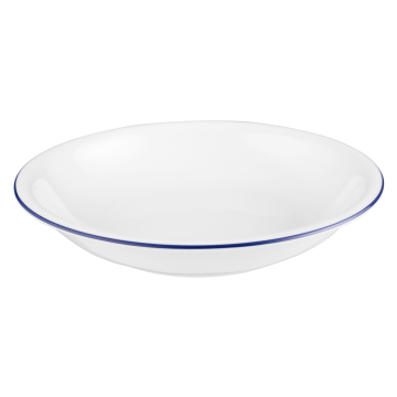 Suppenteller rund 20 cm Compact Blaurand 10795