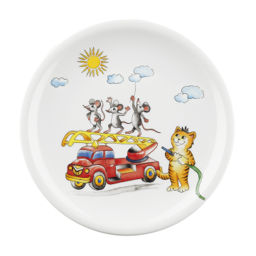 Frühstücksteller rund 19 cm Compact Flinke Flitzer 25178