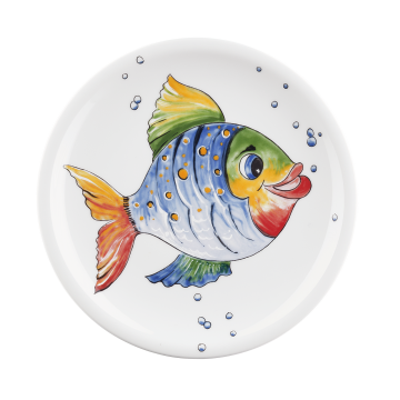 Frühstücksteller rund 19 cm Compact Bunte Tierwelt 25179