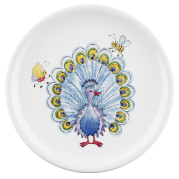 Speiseteller rund 25,5 cm Compact Bunte Tierwelt 25179