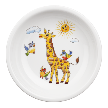 Suppenteller rund 20 cm Compact Bunte Tierwelt 25179