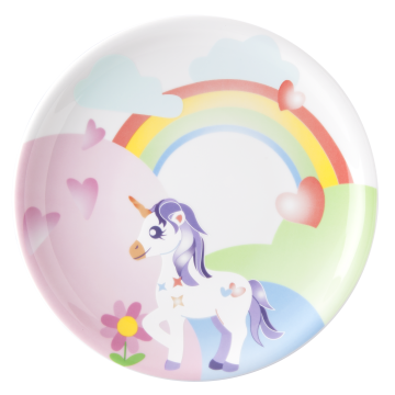 Speiseteller rund 25,5 cm Compact Mein kleines Einhorn 25582
