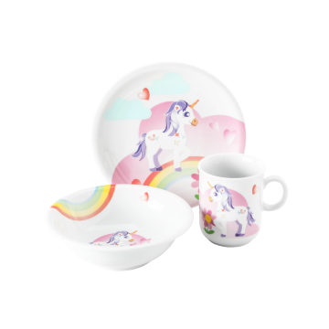 Kinder-Set 3-teilig W Compact Mein kleines Einhorn 25582