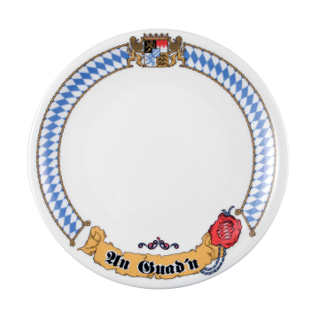 Frühstücksteller rund 19 cm Compact Bayern 27110
