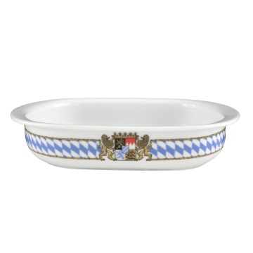 Auflaufform oval 22x14,5 cm Compact Bayern 27110