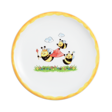 Frühstücksteller rund 19 cm Compact Fleißige Bienen 65152