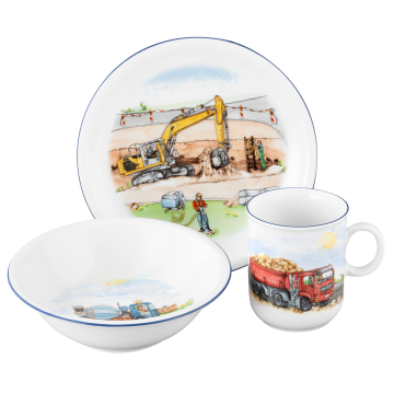 Kinder-Set 3-teilig W Compact Auf der Baustelle 65285