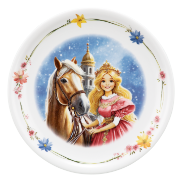 Speiseteller rund 25,5 cm Compact Prinzessin 65500