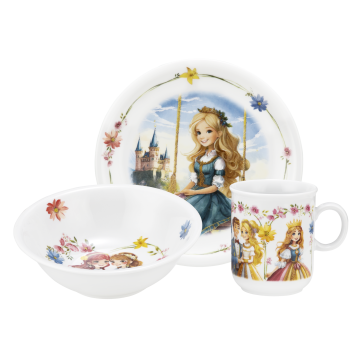 Kinder-Set 3-teilig W Compact Prinzessin 65500