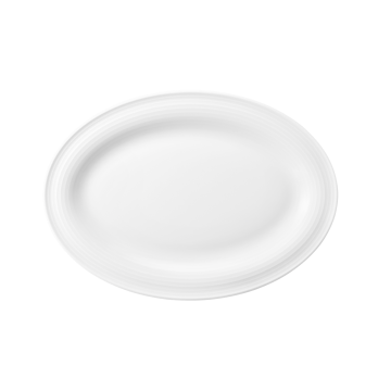 Platte oval 25 cm Blues uni 3