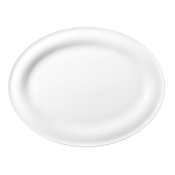 Platte oval 31 cm Blues uni 3