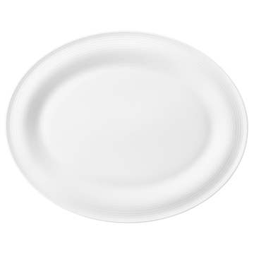 Platte oval 35 cm Blues uni 3